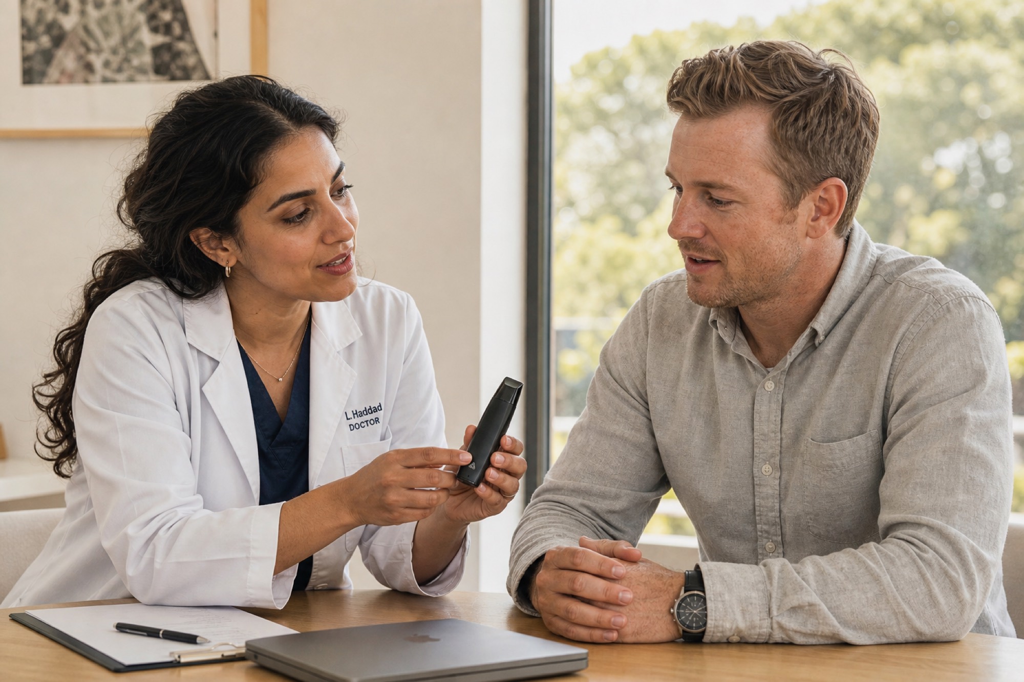 Healthcare consultation about medicinal cannabis and device use in Australia